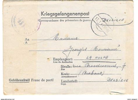 Briefe U Dokumente Stalag Xiii D Nürnberg Kriegsgefangenenpost