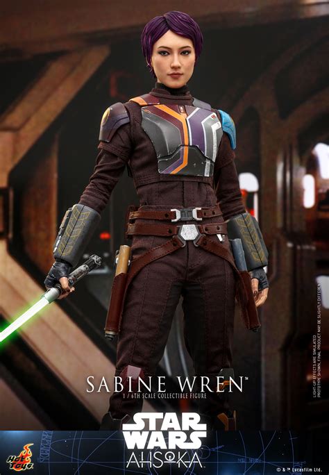 Star Wars Sabine Wren Gets The Hot Toys Treatment Comes With Her Own Loth Cat Accessory Gamespot