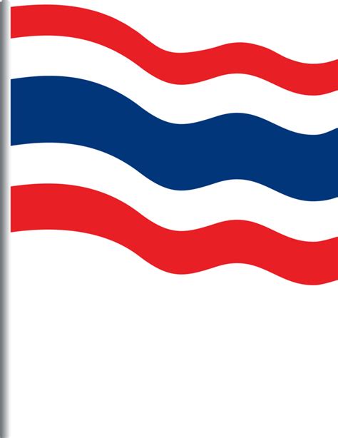 Free bandera de tailandia png 22102082 PNG with Transparent Background