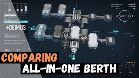 Starfield Tips Comparison Of Every 2x1 All In One Berths YouTube