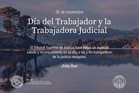 16 De Noviembre Día Del Trabajador Y La Trabajadora Judicial