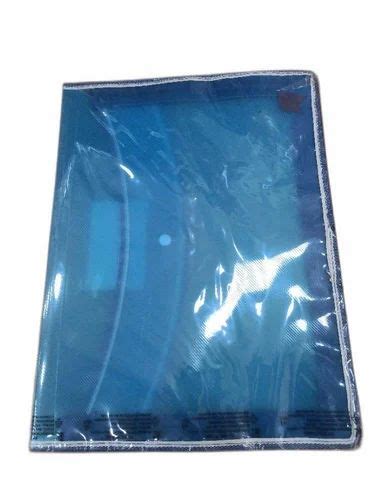 Polypropylene Blue Button File Folder For Office Paper Size A4 At Rs