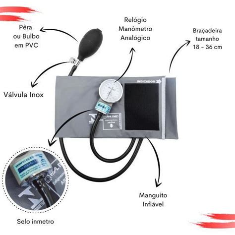Kit Academico Enfermagem Esfigmomanometro Aparelho De Pressao
