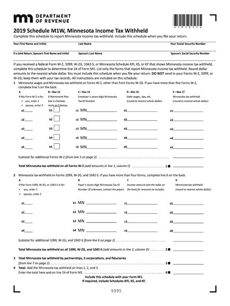 Printable Mn State Tax Forms Printable Form 2024