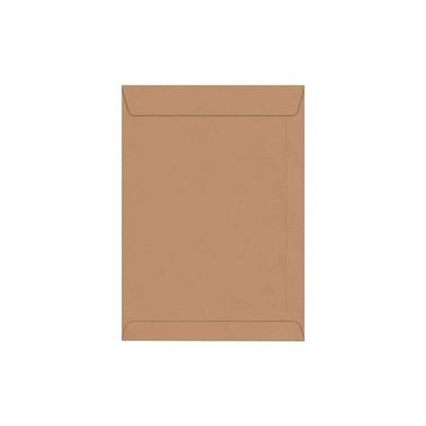 Envelope Saco Kraft Pardo SKN 023 162x229mm Tamanho A5 Caixa 250 Un