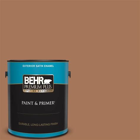 Behr Premium Plus Gal F Toasted Chestnut Satin Enamel Exterior