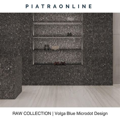 Lastra Volga Blue Microdot Design Cm Piatraonline