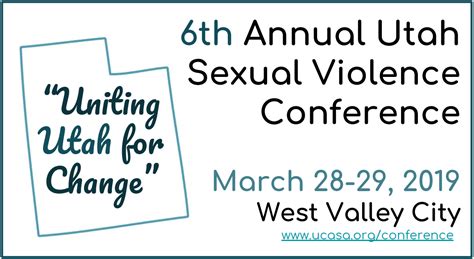 2019 Utah Sexual Violence Conference Utah Coalition Against Sexual Assault