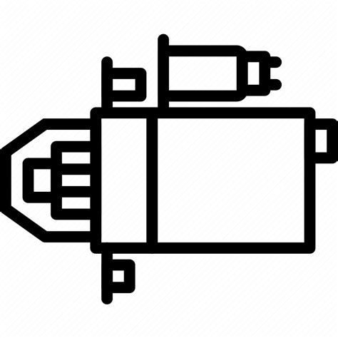 Car Part Starter Vehicle Icon Download On Iconfinder