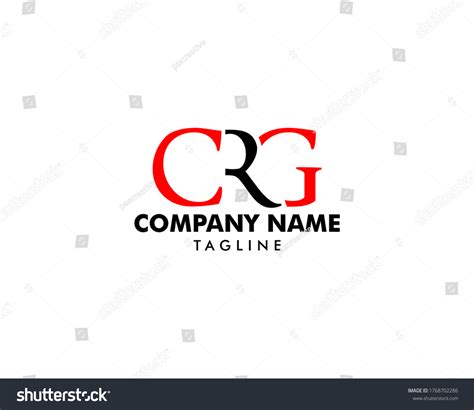 Initial Letter Crg Logo Template Design Stock Vector Royalty Free