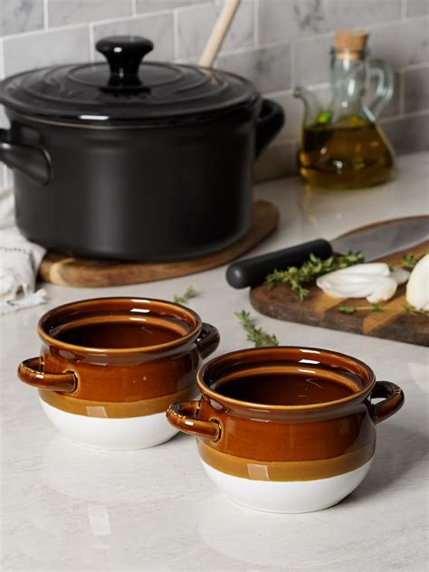 Le Tauci French Onion Soup Bowls With Handles Oz Ceramic French