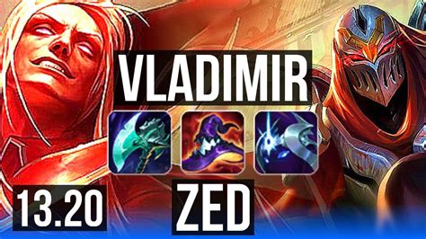 Vladimir Vs Zed Mid 1019 15m Mastery Godlike Na Grandmaster