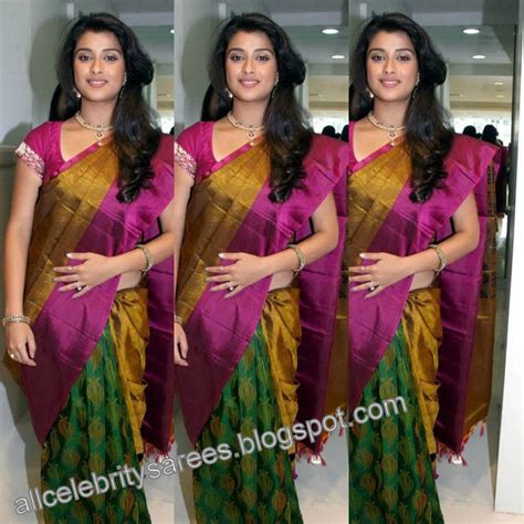 All Celebrities Sarees Designs South Indian Celebrity Madhurima With A