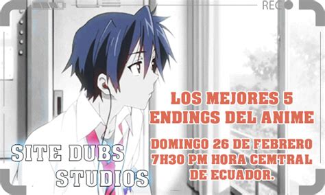 Los 5 Mejores Ending Del Anime ANIME PLUS RADIO XD