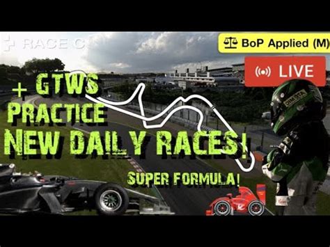 NEW DAILY RACES PART 2 SUZUKA SF19 GTWS Round 4 Practice Gran