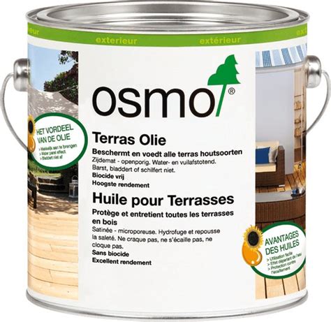 Osmo Terrasolie Bangkirai Licht Liter Bangkirai Olie Op