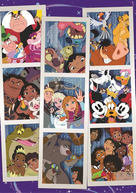 Puzzle Disney 100 Collage 1 000 Stykker