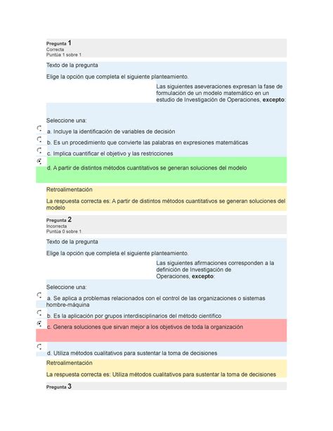 Examen Fundamentos De Investigacion Pregunta Correctapunt A