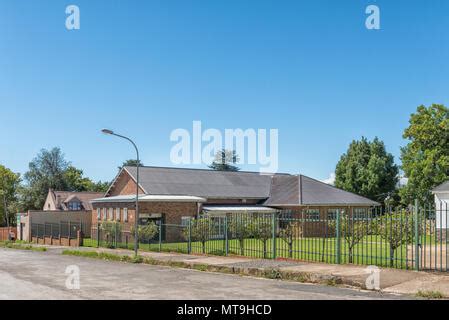 KOKSTAD, SOUTH AFRICA - MARCH 26, 2018: The historic town hall, built ...