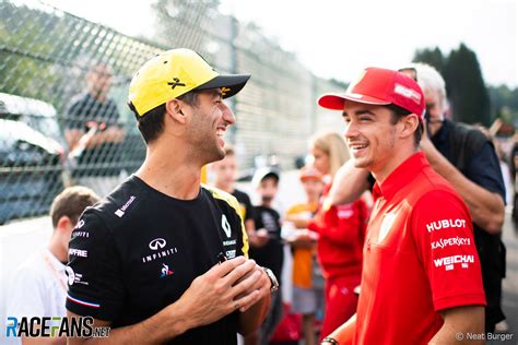 Daniel Ricciardo Charles Leclerc Spa Francorchamps 2019 · Racefans