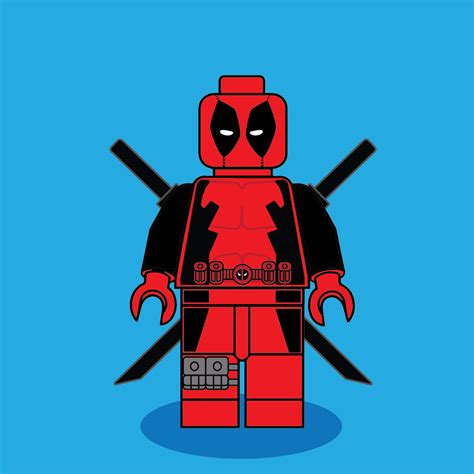 Deadpool Lego Figure Deadpool Legofigure Actioncharacters Marvel