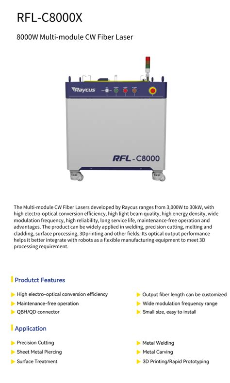 Raycus Rfl X Kw Fiber Laser Source Raysoar