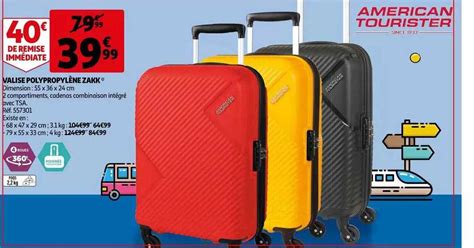 Promo Valise Polypropyl Ne Zakk Chez Auchan Icatalogue Fr