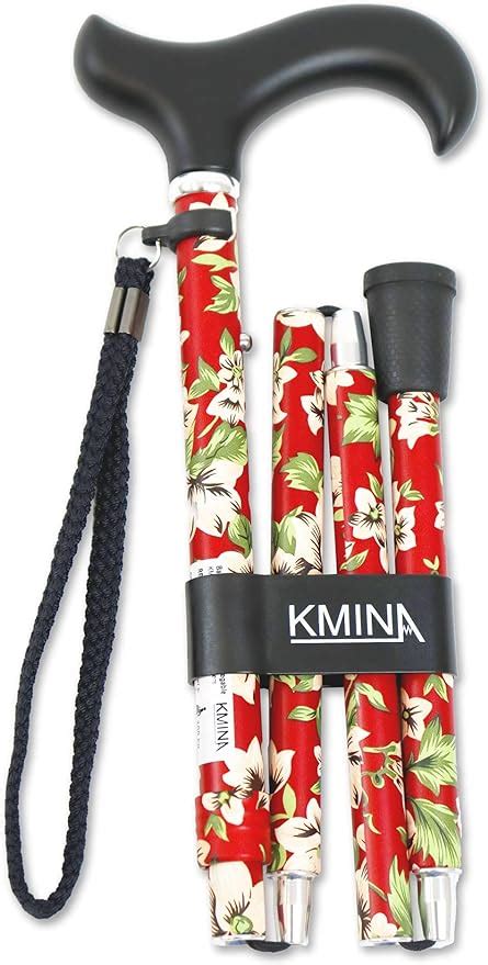 Kmina Pro Canne De Marche Pliable Femme Canne Pliante Et R Glable