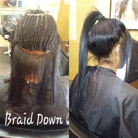 Versatile Sew In Braid Pattern With Leave Out Teresacharlie