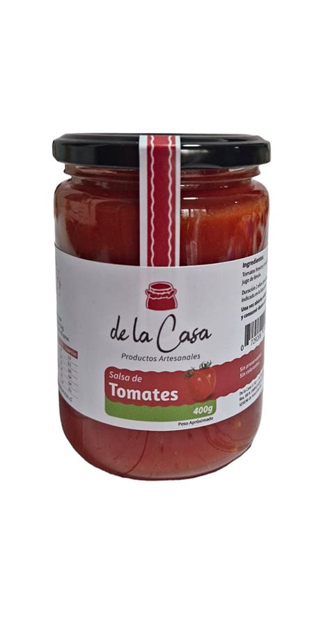 Salsa De Tomates 400g Productos De La Casa