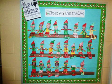 Elves On The Shelf Bulletin Board I Think This Is Adorable