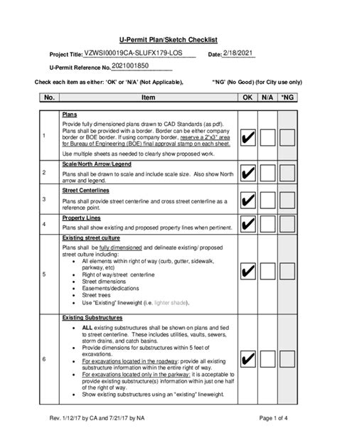 Fillable Online Engpermits Lacity Provide Fully Dimensioned Plans Drawn