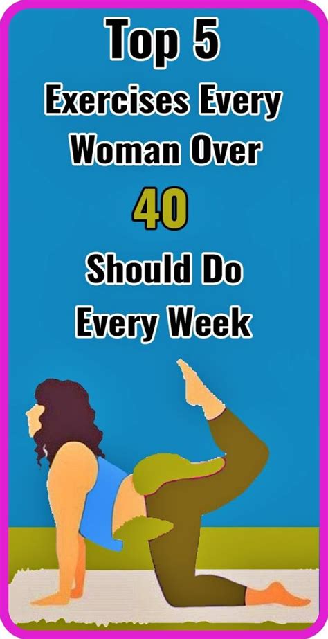 Pin On Exercises Women Over 40 Should Do Infographic Health Fitness Advice Exercise