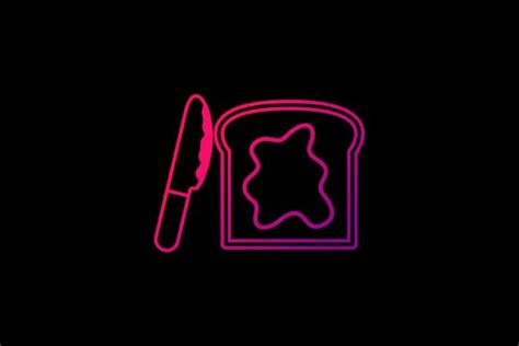 Jam Bread Food Icon Gradient Graphic By Yellowhellow · Creative Fabrica