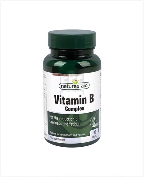 Natures Aid Vitamin B Complex 90 Tablets