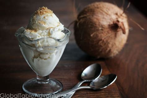 Caribbean Coconut Ice Cream Global Table Adventure