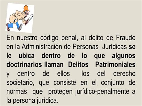 Ppt El Delito De Fraude En La Administraci N De Personas Jur Dicas