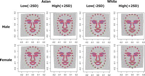 Visualization Results Of Landmark Points By Geometric Morphometrics