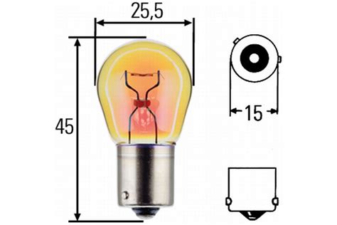 Żarówka PY21W Hella Standard BAU15s 12V 21W - Sklep iParts.pl