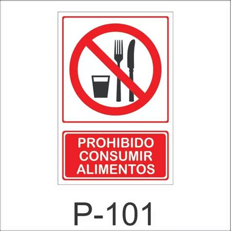 Cartel Se Aletica Prohibido Consumir Alimentos Comercios Cuotas Sin