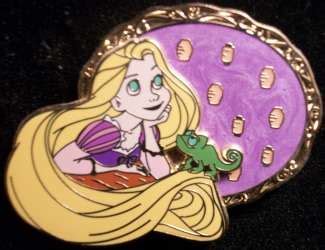 2386 Rapunzel With Lanterns Tangled Disney Store UK Disney Pin