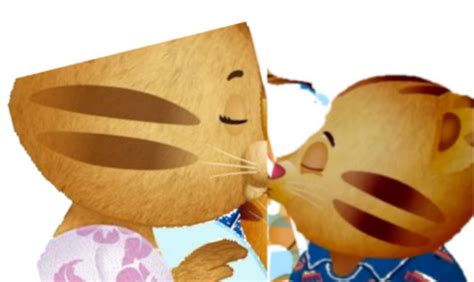 Mom Tiger And Daniel Tiger Kissing By Redmonrylee On Deviantart