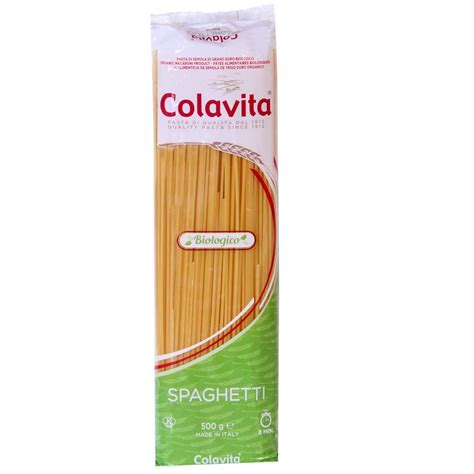 Colavita Spaghetti Organic Pasta Pouch 500 G Amazon In Grocery