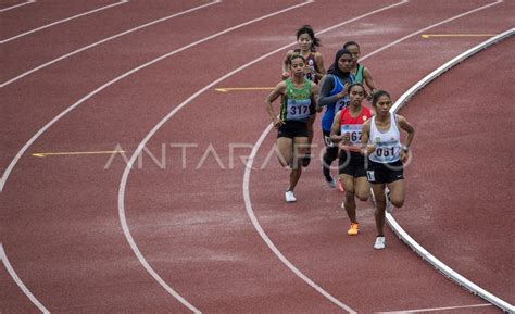 Final Lari Meter Putri Pon Papua Antara Foto