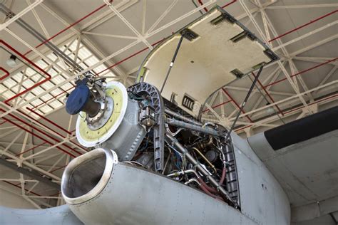 Aircraft Engine Turbine Maintenance Stock Photo - Image of equipment, disassembling: 105097732