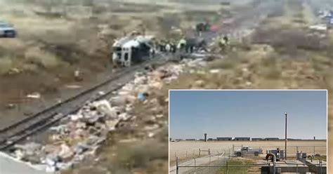 Texas prison bus crash: 10 killed and 5 hurt after vehicle plunges off ...