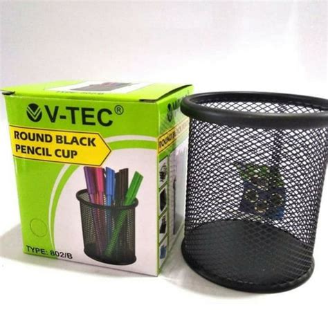 Jual Tempat Pensil Desk Set Bulat V Tec 802 Merah Muda Jakarta