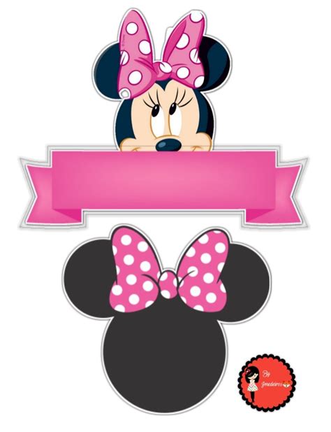 Pin By Joyce On Meus Toppers Minnie Mouse Cake Topper Minnie Mouse