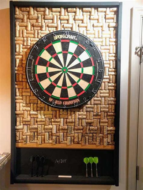 Cork Chalk Dart Boarded Imgur Dart Board Dart Board Wall Cork