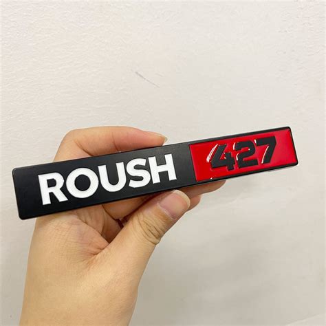 Roush 427 Metal Custom Emblem Car Badge 2pcs Badgeslide